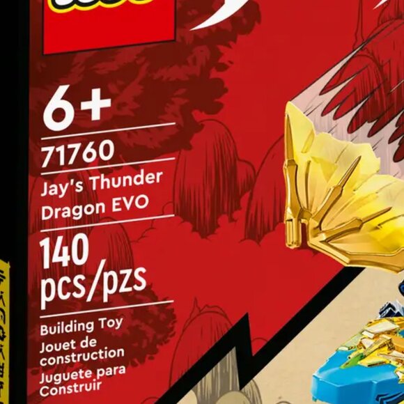 Brand New Lego NINJAGO Jay’s Thunder Dragon EVO 71760 - Picture 2 of 9